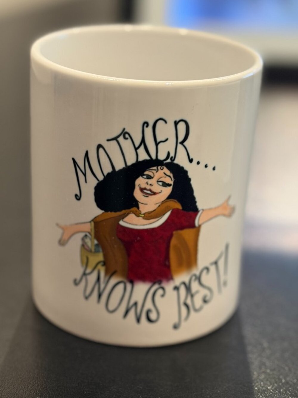 "Mother Knows Best" 11 Oz Ceramic Mug Dishwasher & Microwave Safe Mothers Day